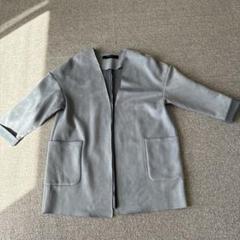 【大きめサイズ】ZARA BASIC セットアップ グレー ノーカラー40サイズ m61579349818_1.jpg?1727228870