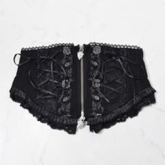 オッズオン OZZ ONESTE 黒 薔薇 刺繍 編み上げ コルセット ゴシック 楽天市場】【中古】OZZ ONESTE×深澤 翠 / ポーチ付き薔薇刺繍