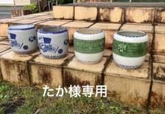 睡蓮鉢、水鉢、火鉢 めだか育成用、陶器製　４個のセットです 睡蓮鉢、水鉢、火鉢 めだか育成用、陶器製 4個のセットです
