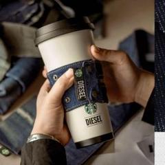 海外限定　スターバックス　スタバ Diesel ディーゼル　コラボ　ベアリスト 激レア】DIESELコラボ タンブラー500ml - メルカリ