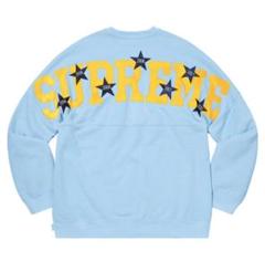 supreme starscrewneck iceblue S