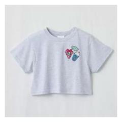 エンジェルブルー　しまむら　Tシャツ　90 ベビー　キッズ　グレー
