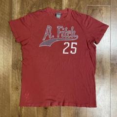 y2k 90s Abercrombie & Fitchシングルステッチ赤　M相当
