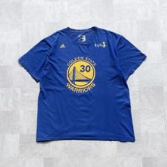 US古着 アディダス adidas NBAウォリアーズ カリー ロゴ Tシャツ