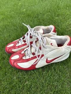 新品未使用 NIKE iD 野球スパイク トリコロールカラー 28cm NIKE 野球 スパイク 金具 ホワイト 28㎝ 山本由伸 軽量 ミドルカット