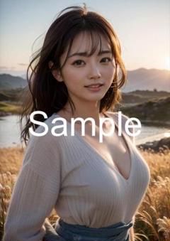 A4サイズアートポスター 1点もの 美女ポスター最高品質 B-R-２７