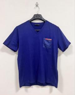 ⭐︎美品⭐︎ PRADA Vネック Tシャツ ネイビーのサムネイル
