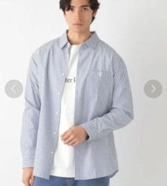 GLOBAL WORK サラサマシャツ レギュラーカラー
