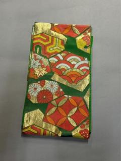 SO-461 袋帯 六通 正絹 金糸 藤の花 杜若 七宝 亀甲 高級 SO-461 袋帯 六通 正絹 金糸 藤の花 杜若 七宝 亀甲 高級 着物