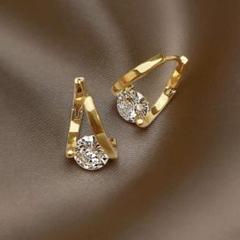 ✳️ゴールドライン CZダイヤピアス✳️只今SALE中✳️