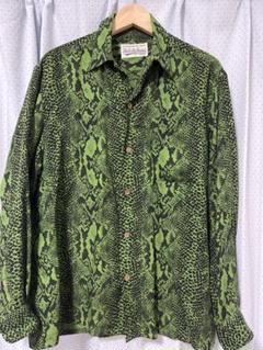 ナ*ア様 wackomaria パイソン柄　ポロシャツ　2024SS M ワコマ WACKO MARIA (ワコマリア) PYTHON KNIT POLO SHIRT (パイソン柄