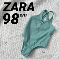 ZARA ザラ ドローストリング テクスチャー スイムウェア 98cm 2-3y