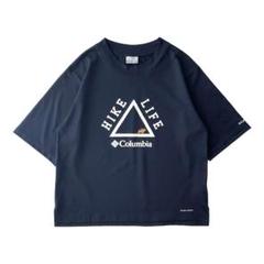 Columbia　デザインTシャツ　ワンポイント　刺繍ロゴ　OMNI WICK