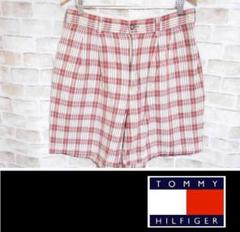 【麻55%綿45%】トミーヒルフィガー ショートパンツ