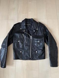 極美品！Hurley Davidson　シングルライダースジャケット　XS　黒 2025年最新】ライダース シングル ハーレーの人気アイテム