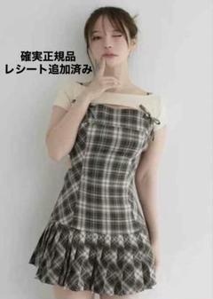 ワンピース andmary Becky check mini dress ANDMARY】Becky check mini dress