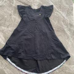 【新品】☆ケイトスペード☆  ワンピース　130㎝ Kate Spade(ケイトスペード) フロントバッグプリントロング