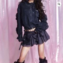 Ribbon bubble skirt misty スカート storm