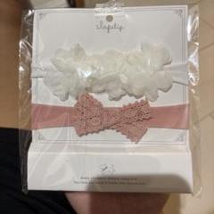 ベビー　slapslip 花とリボン ヘアバンド ワンサイズ