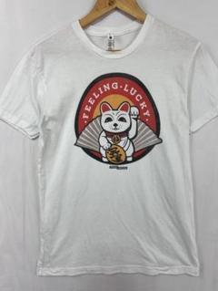 【招き猫】アメカジ　LUCKY Tシャツ　ネクストレベル　US古着