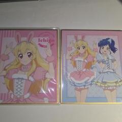 アイカツ 星宮いちご 色紙 ノート ダイカットポストカード アイカツ 星宮いちご 色紙 ノート ダイカットポストカード
