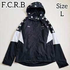 1733【希少美品】エフシーレアルブリストル マルチカラー ジップアップパーカー