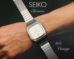 希少◇良品 SEIKO クロノス メンズ腕時計 スクエア 84年製