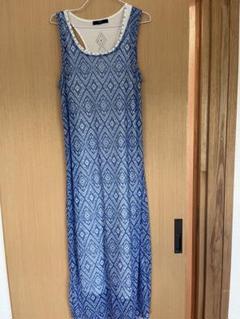 AZUL by moussy ダイヤモンド模様のキャミワンピース