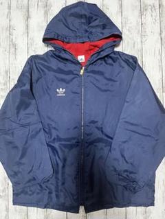 希少　 adidas 　アディダス　トリコロール　ナイロンジャケット 黒/赤/青 2025年最新】アディダス トリコロール ナイロンの人気アイテム