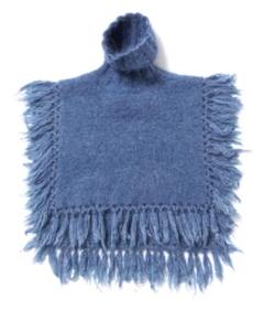FILL THE BILL FRINGE NECK WARMER BLUE