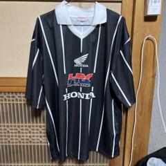 ホンダレーシング　HRC　サッカーシャツ　HONDA RACING L 黒