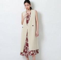 EPOCA フリンジ ロングジレ 40 2025年最新】Epoca 丈：ロング ベスト・ジレの人気アイテム