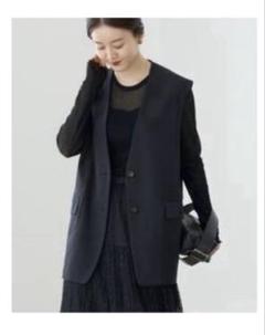 美品♡22年✨️IENA イエナ ダブルブレスト ジレ ベスト ienaベスト（レディースベスト、ジレ）｜トップス
