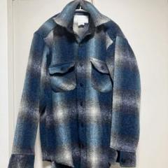 美品90sWOOLRICH青黒オンブレCPOジャケット/PENDLETONボード