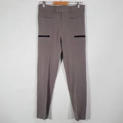 nil noute レディース パンツ レーヨン 茶グレー お洒落 胴囲70cm