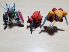 食玩ガンダムコンバージ３種 マラサイ、ザクレロ、限定ガンダム(セブンイレブン)