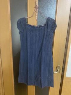theory petit レースチュニックワンピース　ネイビー