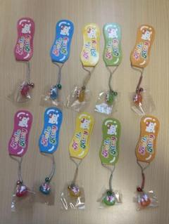 日本限定　ハローキティ　ビーンズねつけ　4点セット 根付け　hellokitty 日本限定 ハローキティ ビーンズねつけ 4点セット 根付け hellokitty