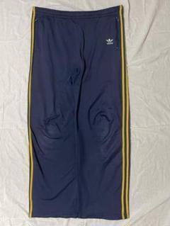 adidas（アディダス）トラックパンツM ジャージ ネイビー✖︎イエロー adidas - adidas トラックパンツ M ネイビー×イエローの通販 by