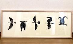 山口一郎 Black Bird 鳥 ジクレー版画 イデーIDEE