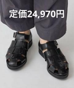 セール】 *スリム メッシュ ストラップ サンダル 22.5〜25.5cm