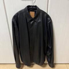 Calibro 12 Leather shirts 黒48