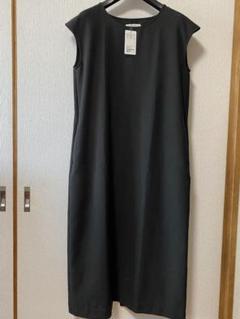 【新品未使用】ユナイテッドアローズ☆限定☆リネンワンピース☆ブラック UNITED ARROWS＞フォーマル ワンピース P （ミニ丈・ひざ丈