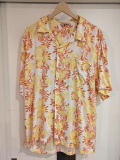 【ヴィンテージ柄】Tropical Wear アロハシャツ 半袖 花柄 4L