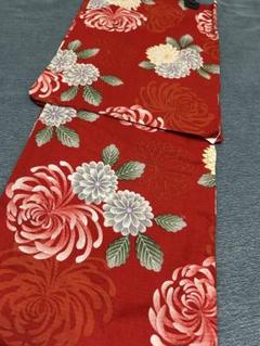 新品浴衣☆赤をメインにした華やかな浴衣です