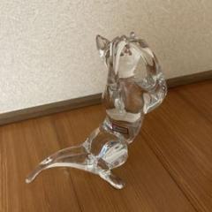 (訳あり品) バカラ　ネコ　フィギュリン　アクロバットキャット　猫　置物