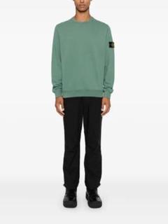 【STONE 】コンパスバッジ スウェットシャツ グリーン Stone Island コンパスバッジ スウェットシャツ | グリーン