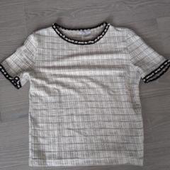 【出品7/25まで】ZARA ビーズ付きツイード風トップスのサムネイル
