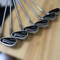 PING G25 アイアン　5番〜Ｗ　CFS MAX Rフレックスマーク金井推奨 名器】PING G25 アイアンセット 6本 5～w CFS max