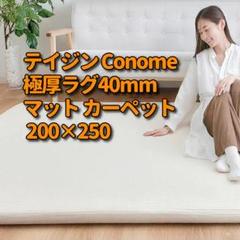 テイジン Conome 極厚ラグ マット カーペット 40mm 200×250